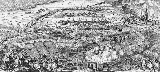 De Zweedse overwinning in de Slag bij Lützen, 1632